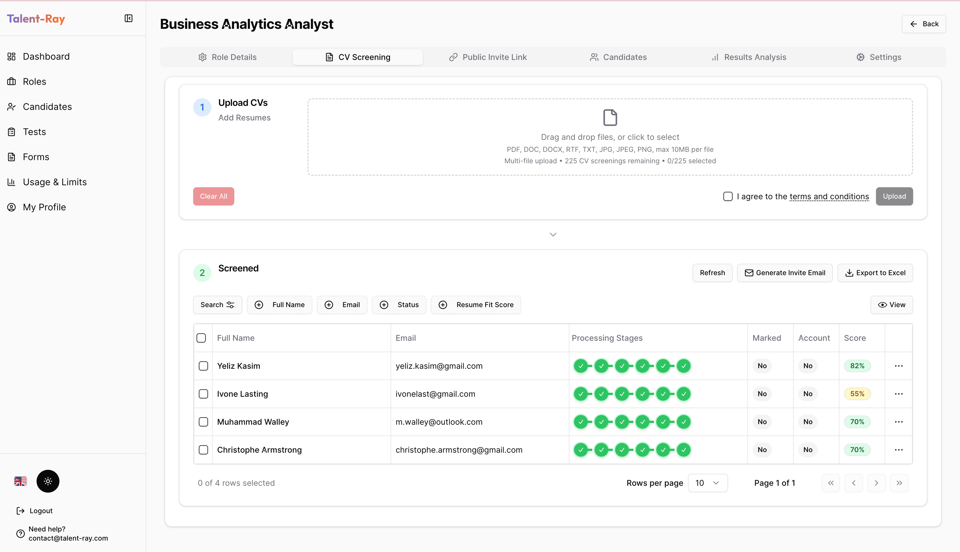 AI-Powered CV Parsing & Matching