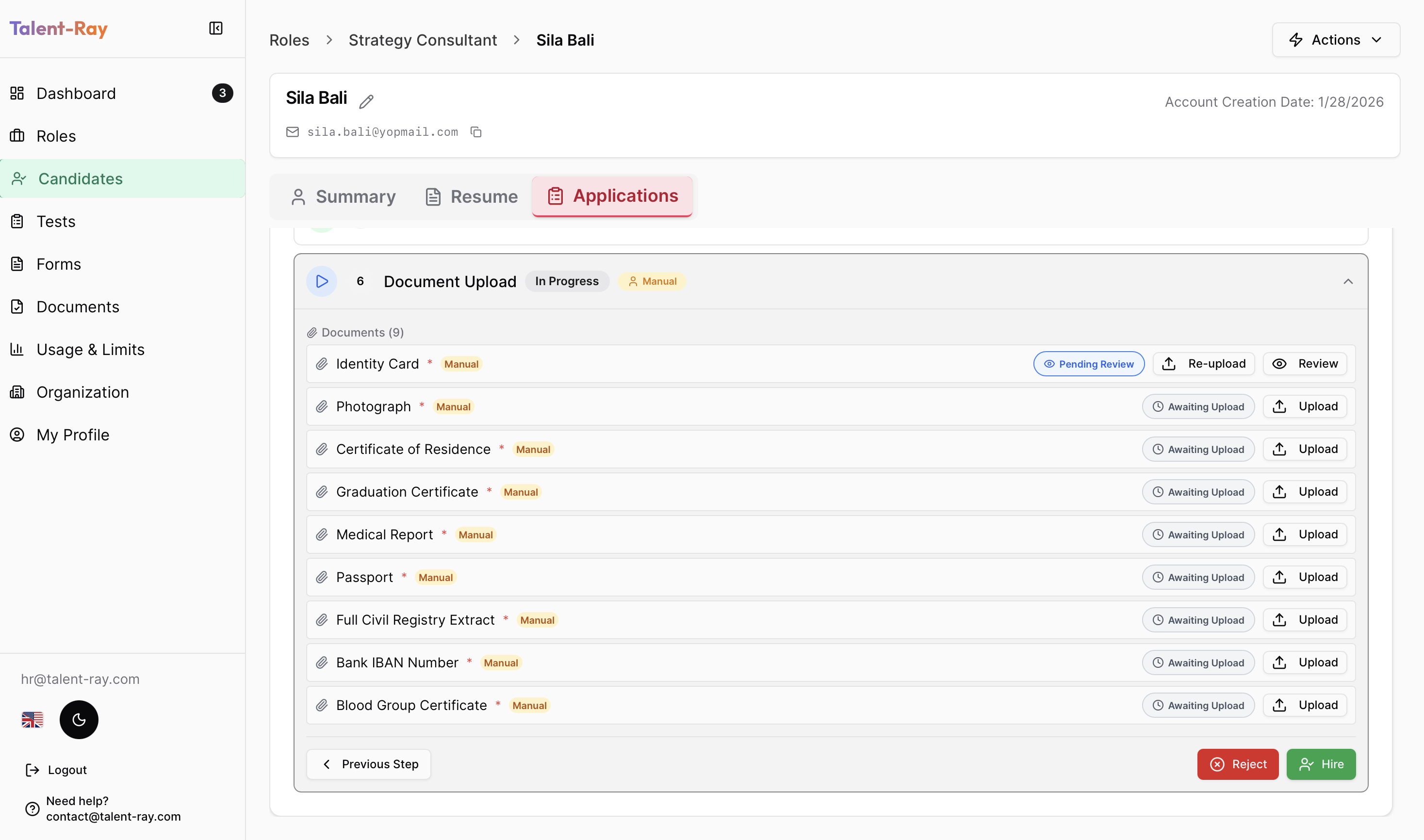 AI Onboarding Document Management