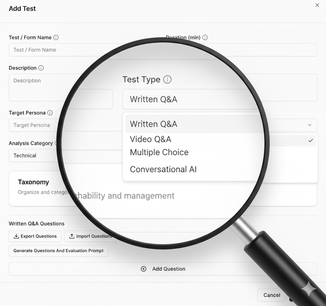 Multi-Format Assessment Engine